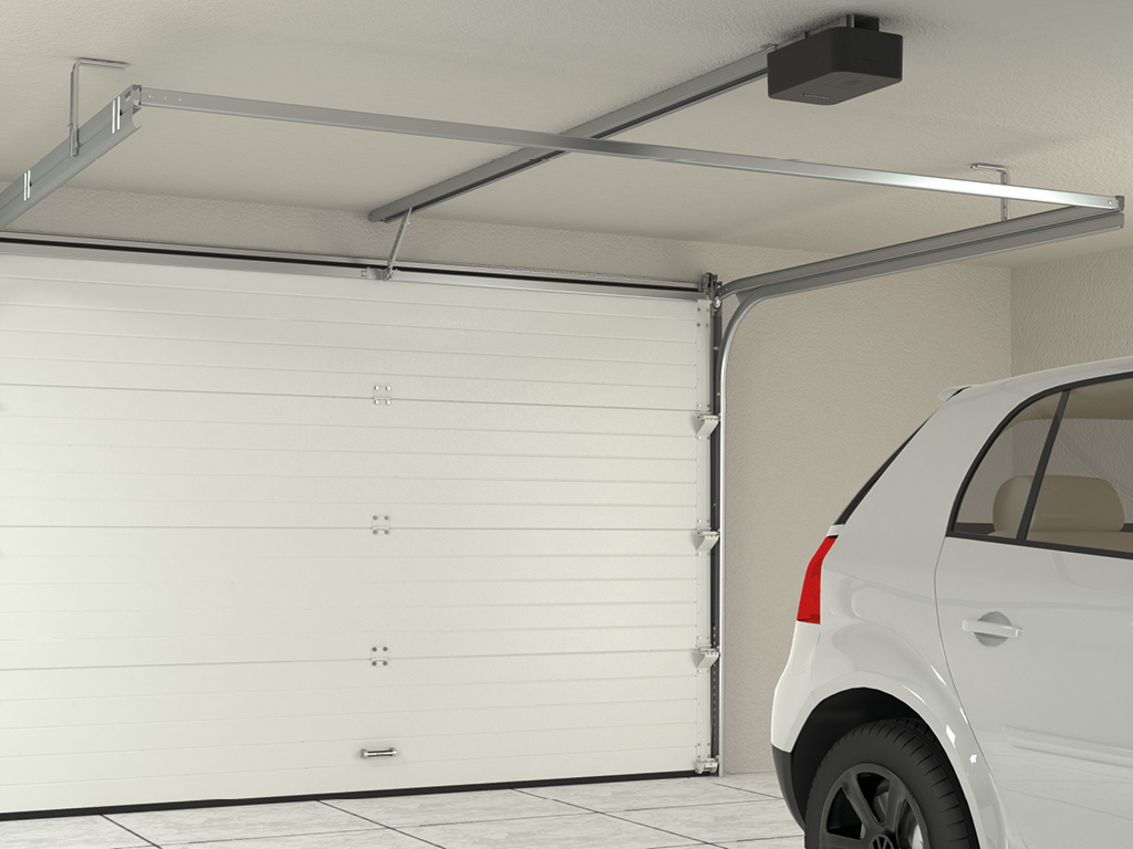 Cекционные гаражные ворота с низким и стандартным типами подъема